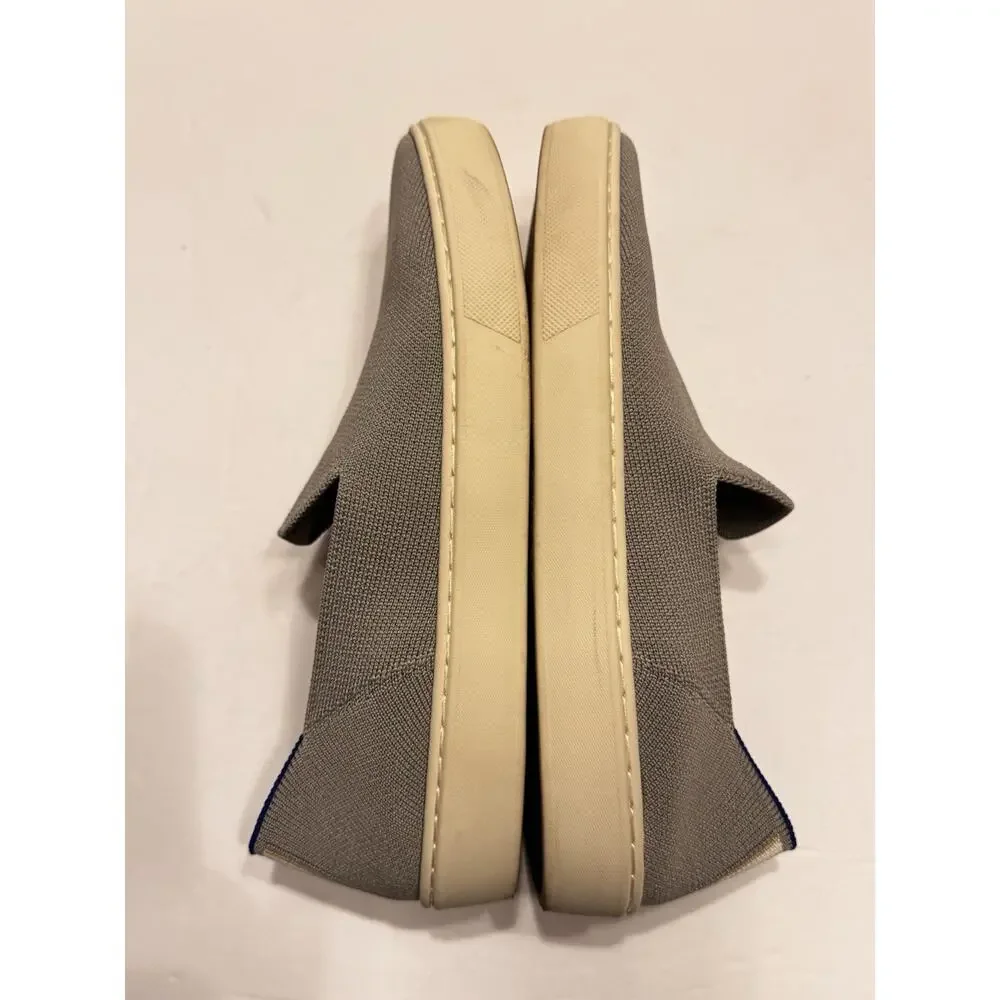 7.5 Rothys Light Gray Slip On Sneakers